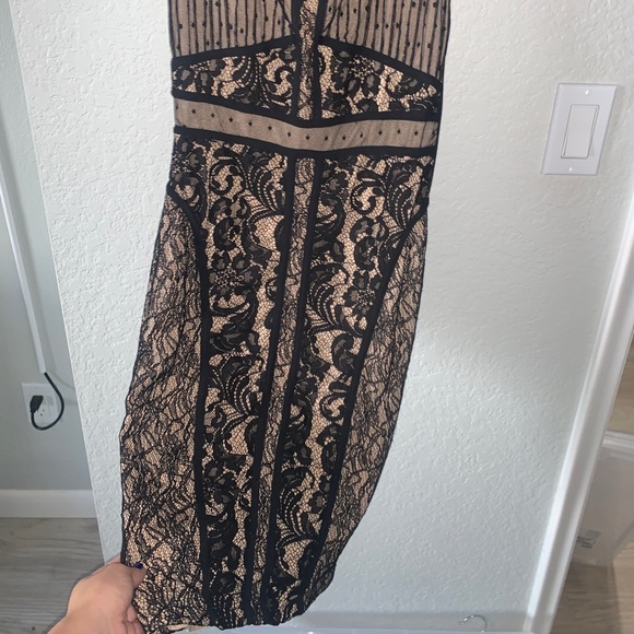 Bebe Black Lace Dress - Picture 4 of 4